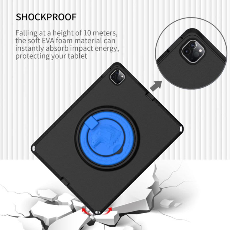 Coque iPad Pro 13 (2025) / 13 (2024) / Air 13 (2025) / (2024) EVA avec Bandoulière et Film Protecteur