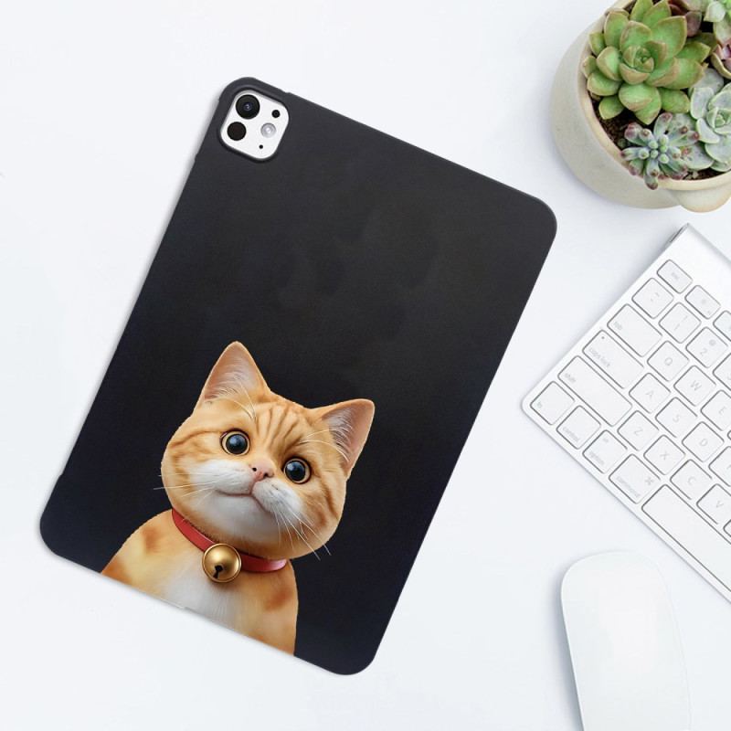 Coque iPad Pro 13 (2025) / 13 (2024) Chat à Poil Court