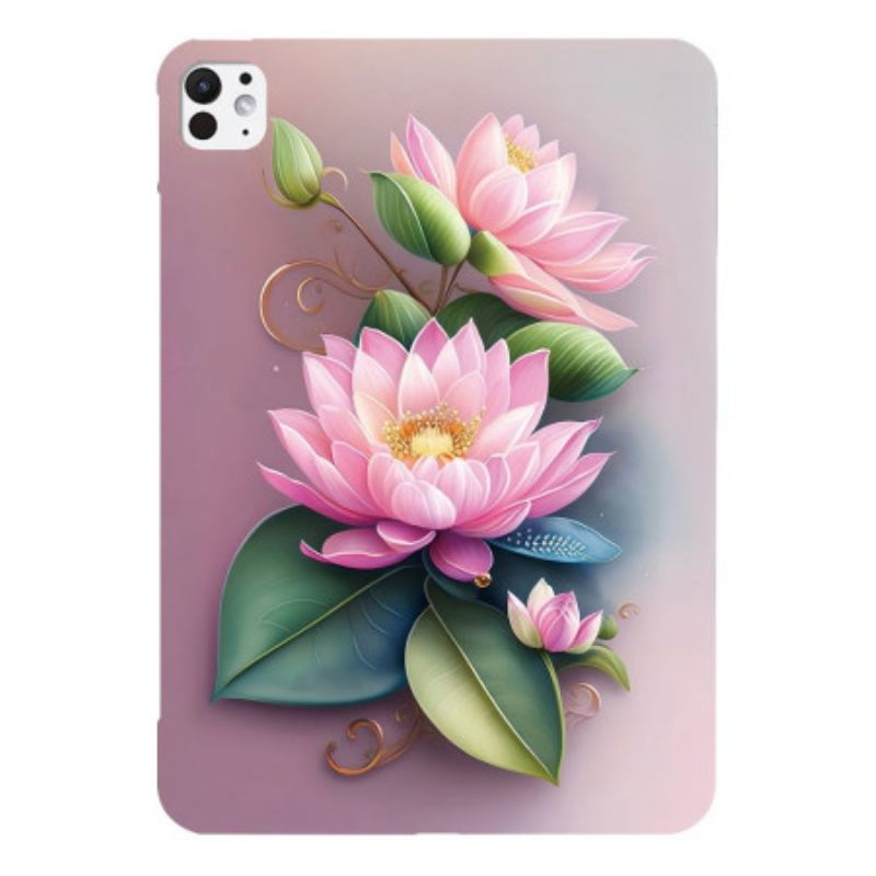 Coque iPad Pro 13 (2025) / 13 (2024) Motif Lotus