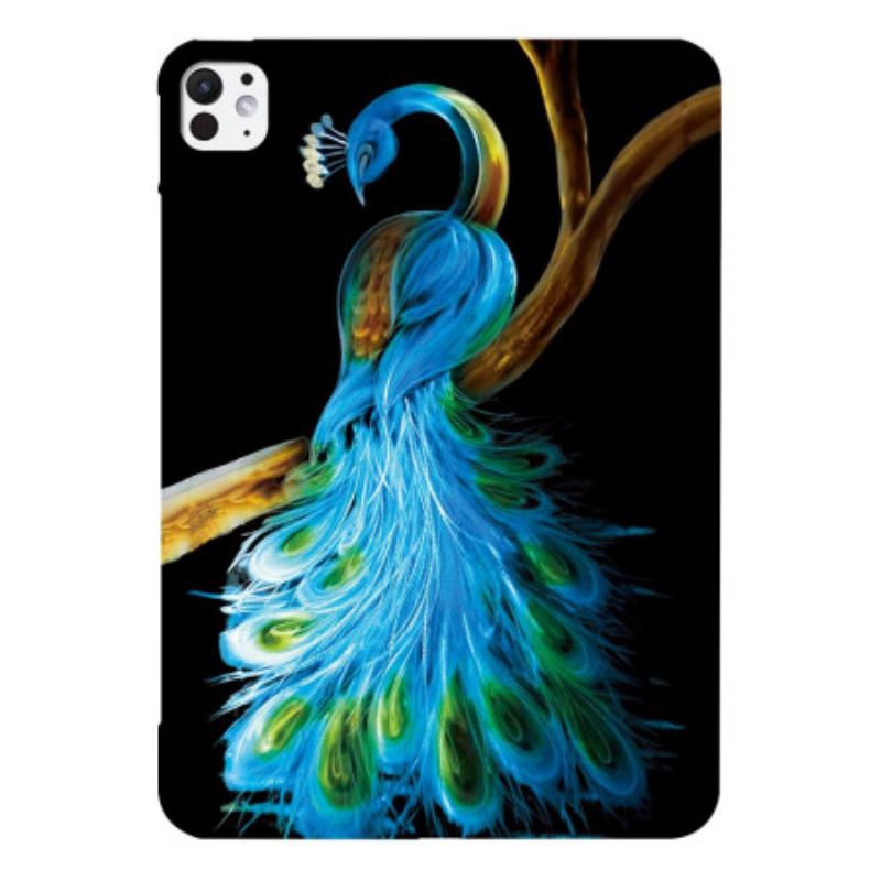 Coque iPad Pro 13 (2025) / 13 (2024) Motif Paon