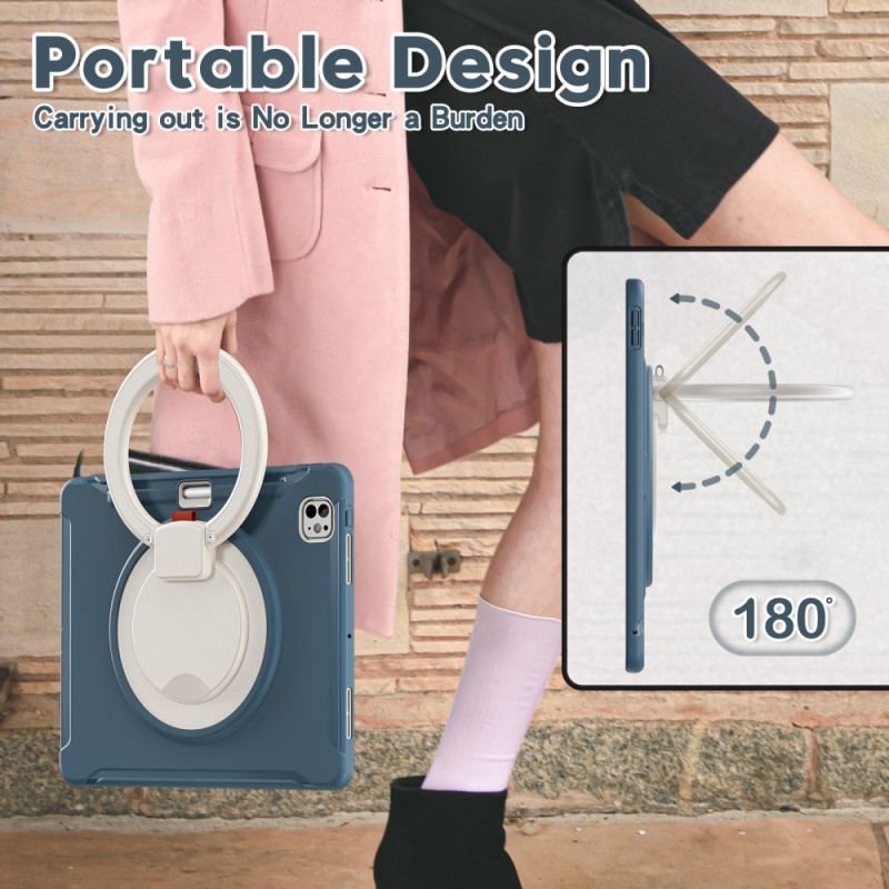 Coque iPad Pro 13 (2025) / 13 (2024) Poignée-Support et Porte-Stylet