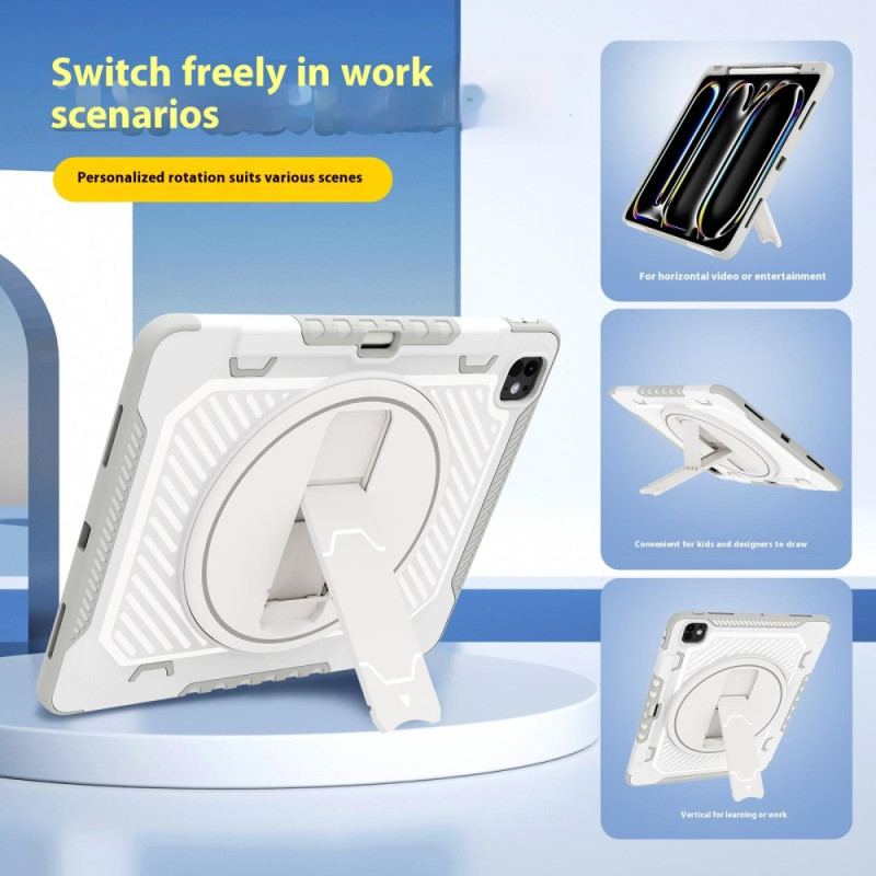 Coque iPad Pro 13 (2025) / 13 (2024) Porte-Stylet et Support Ajustable