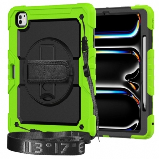 Coque iPad Pro 13 (2025) / 13 (2024) Robuste avec Film de Protection Écran et Bandoulière