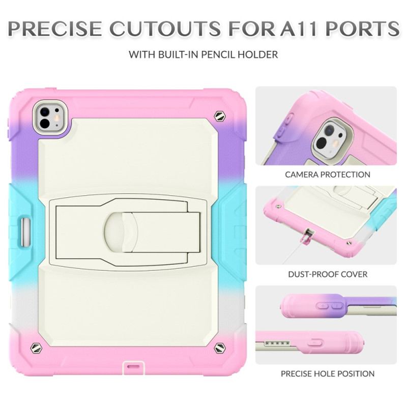 Coque iPad Pro 13 (2025) / 13 (2024) Robuste avec Porte-Stylo et Bandoulière