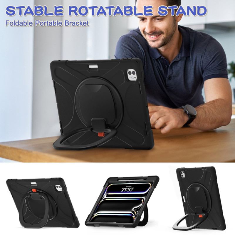 Coque iPad Pro 13 (2025) / 13 (2024) Support Pivotant et Poignée