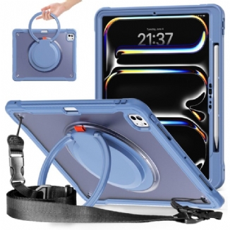 Coque iPad Pro 13 (2025) / 13 (2024) Support Rotatif et Bandoulière