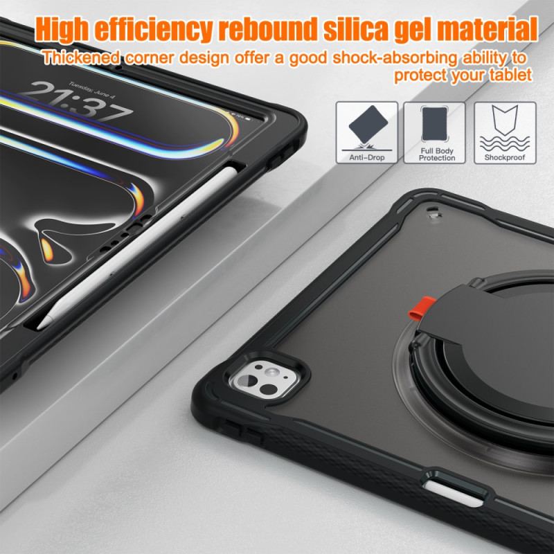 Coque iPad Pro 13 (2025) / 13 (2024) Support Rotatif et Porte-Stylet