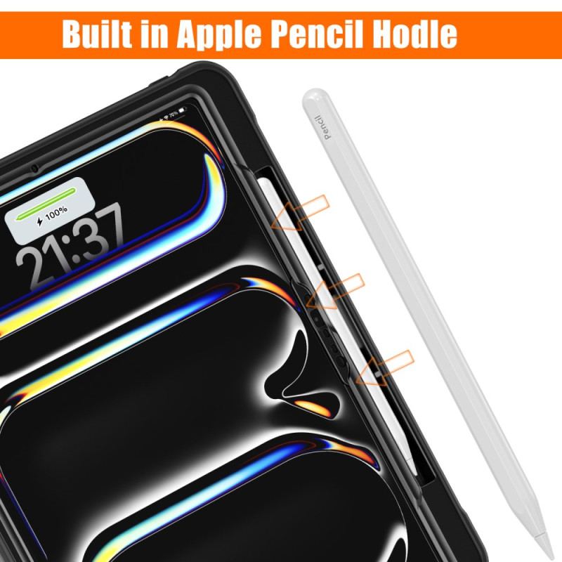 Coque iPad Pro 13 (2025) / 13 (2024) Support Rotatif et Porte-Stylet
