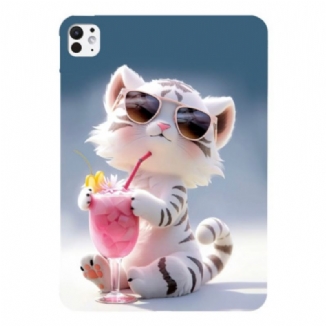 Coque iPad Pro 13 (2025) / 13 (2024) Tigre Cartoon