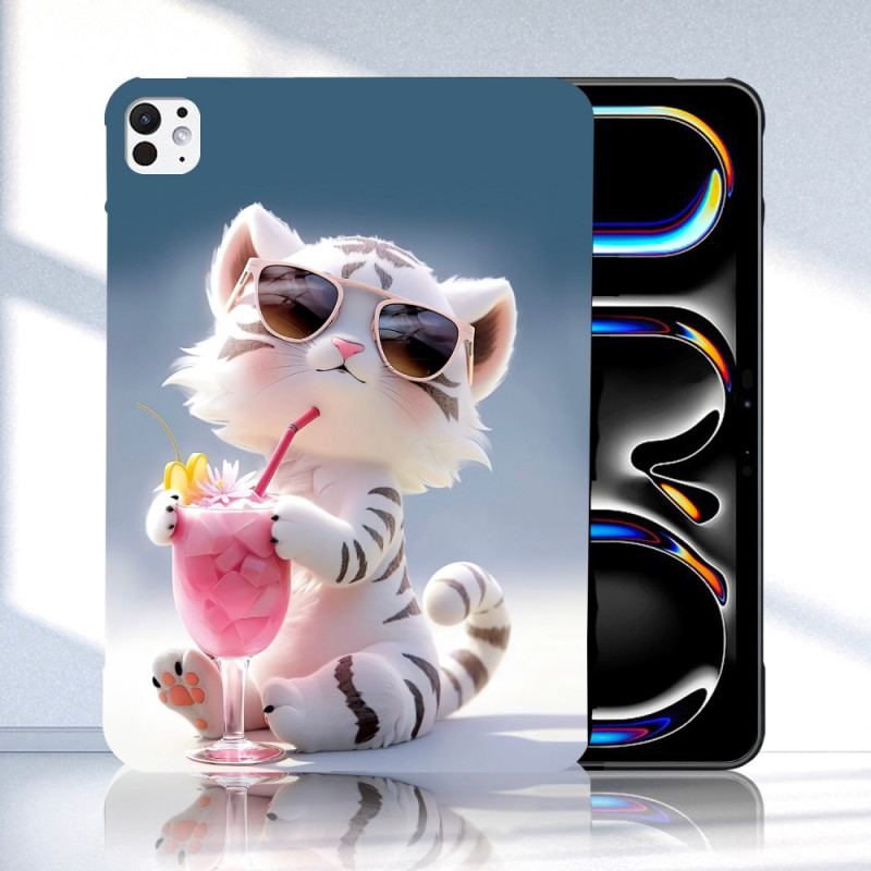 Coque iPad Pro 13 (2025) / 13 (2024) Tigre Cartoon