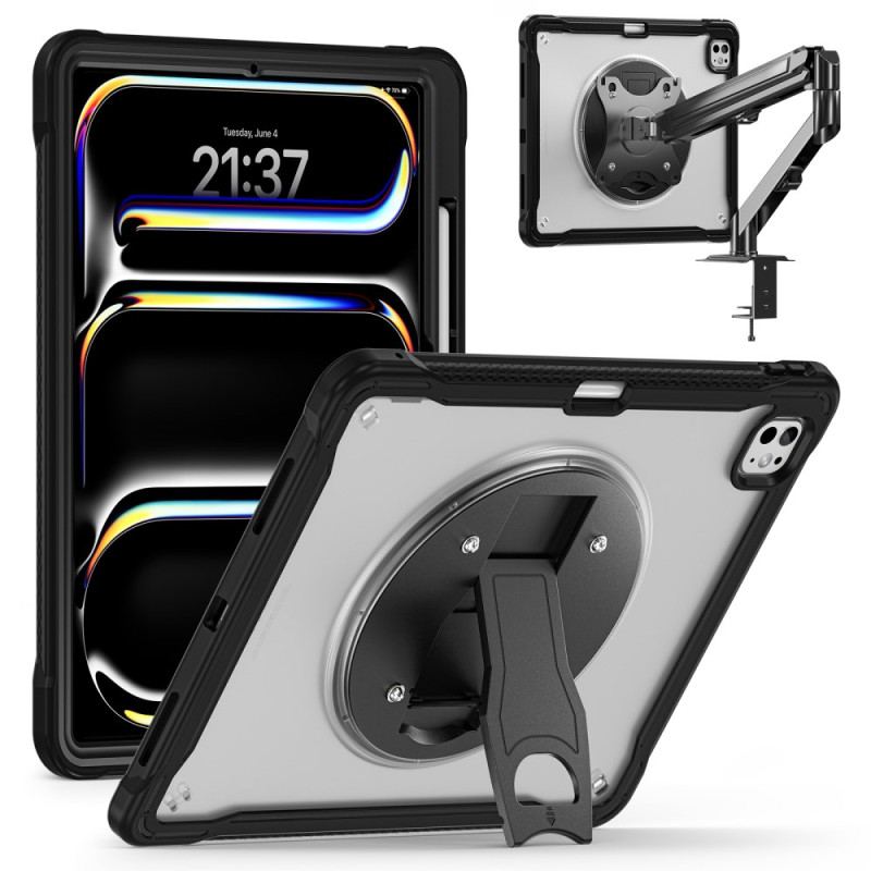 Coque iPad Pro 13 (2025) / 13 (2024) Translucide avec Support