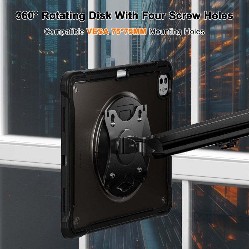 Coque iPad Pro 13 (2025) / 13 (2024) Translucide avec Support