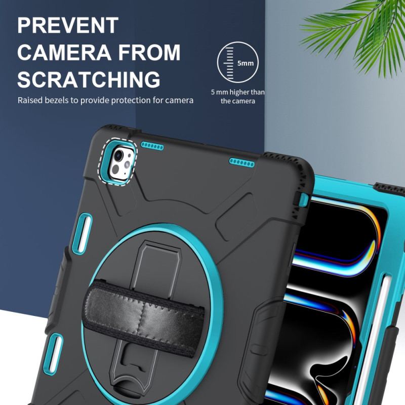 Coque iPad Pro 13 (2025) / 13 (2024) Ultra Résistante Support et Bandoulière