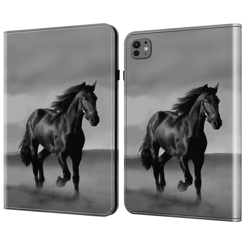 Étui iPad Pro 13 (2025) / 13 (2024) Cheval Noir