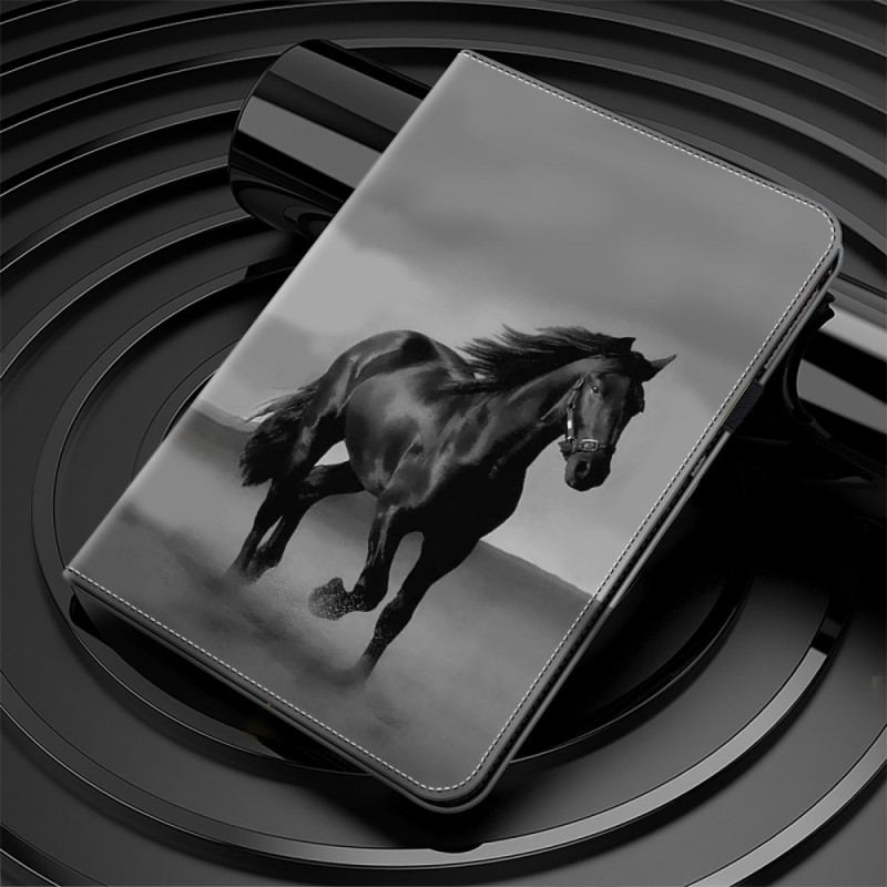 Étui iPad Pro 13 (2025) / 13 (2024) Cheval Noir