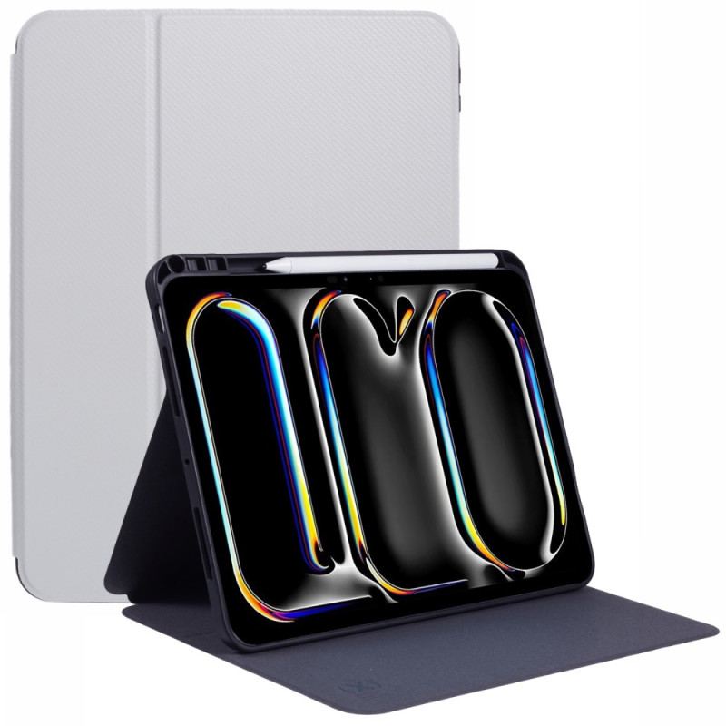 Étui iPad Pro 13 (2025) / 13 (2024) Effet Cuir X-LEVEL