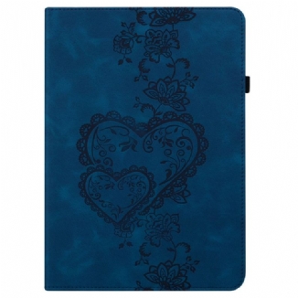 Étui iPad Pro 13 (2025) / 13 (2024) Effet Daim Coeur