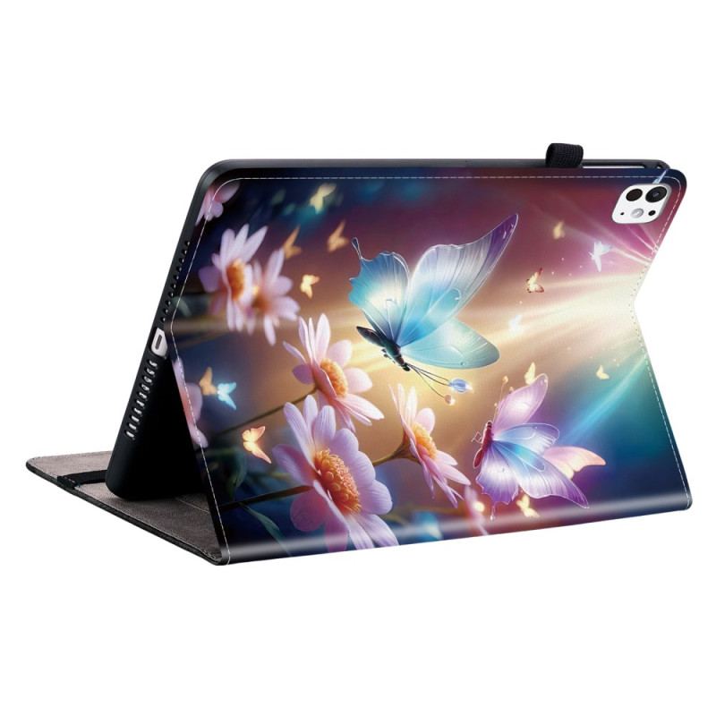 Étui iPad Pro 13 (2025) / 13 (2024) Papillons Lumineux