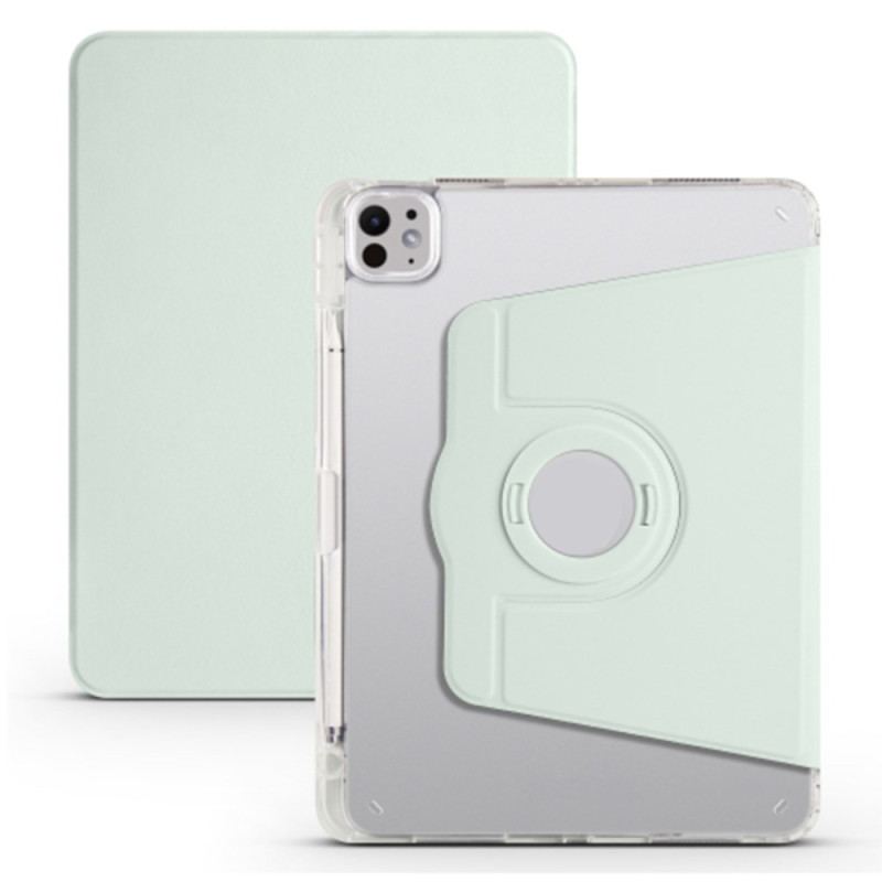 Étui iPad Pro 13 (2025) / 13 (2024) Support Rotatif et Dos Transparent Détachable