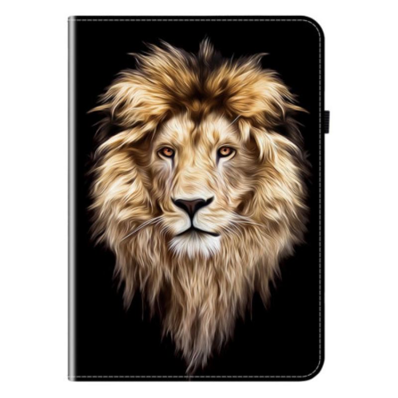 Flip Cover iPad Pro 13 (2025) / 13 (2024) Tête de Lion
