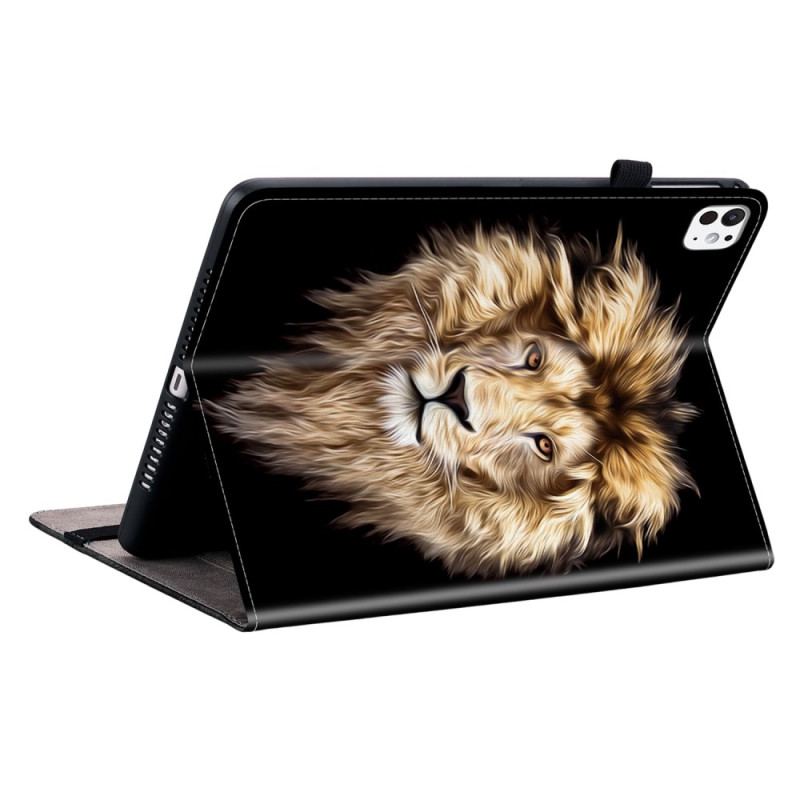 Flip Cover iPad Pro 13 (2025) / 13 (2024) Tête de Lion