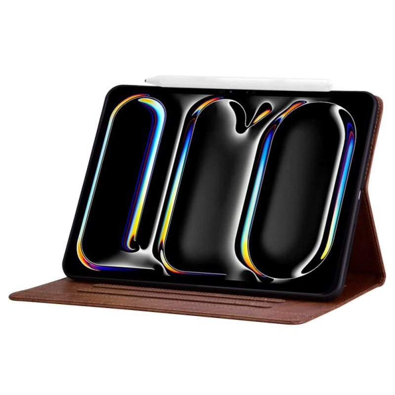 Housse iPad Pro 13 (2025) / 13 (2024) Fermoir Magnétique Design Chat