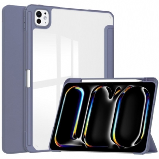 Smart Case iPad Pro 13 (2025) / 13 (2024) Simili Cuir Coque Transparente