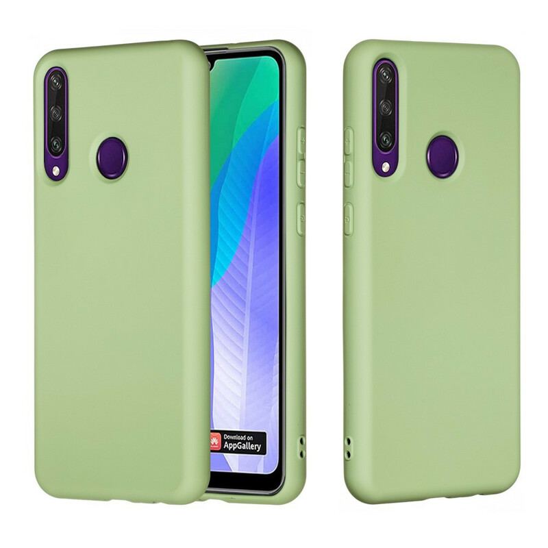 Coque Huawei Y6p Silicone Liquide Avec Lanière