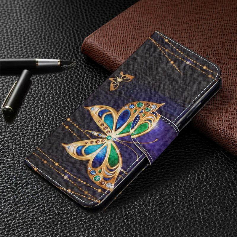 Housse Huawei Y6p Papillon Magique