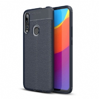 Coque Huawei P Smart Z / Honor 9X Effet Cuir Litchi Double Line