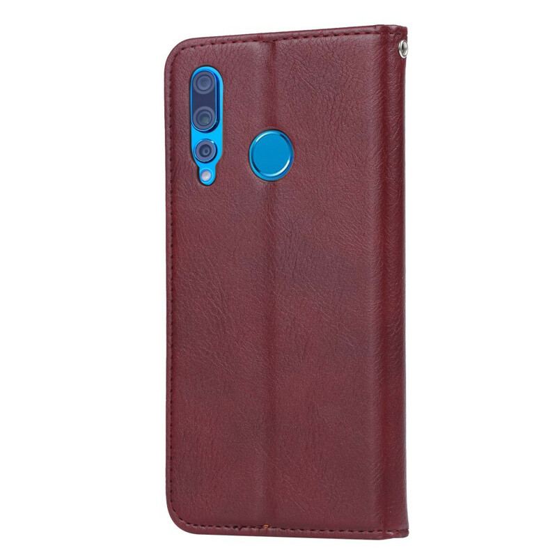 Flip Cover Huawei P Smart Z / Honor 9X Simili Cuir Porte-Cartes
