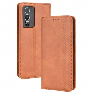 Flip Cover Vivo Y76 5G Style Cuir Stylisé