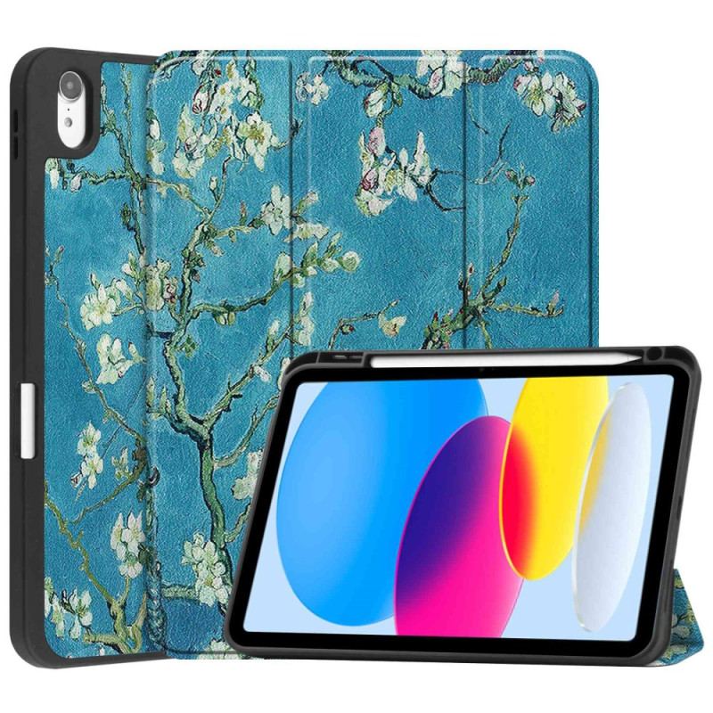 Smart Case iPad 10.9'' (2022) Porte-Stylet Branches