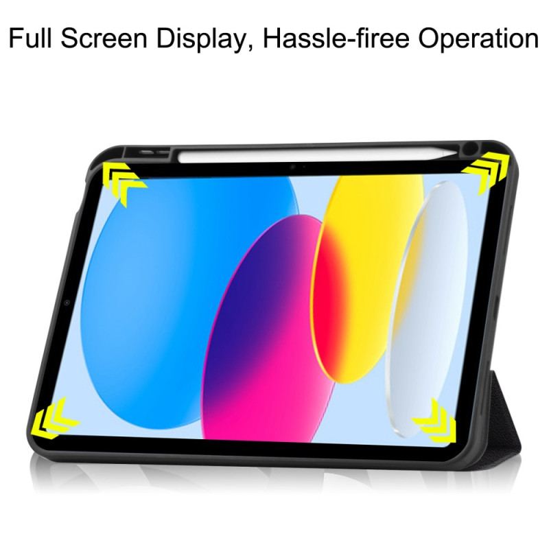 Smart Case iPad 10.9" (2022) Porte-Stylet Don't Touch Me