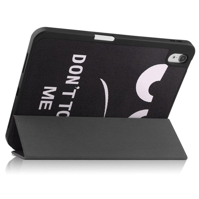 Smart Case iPad 10.9" (2022) Porte-Stylet Don't Touch Me