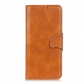 Housse Realme GT 5G Effet Cuir Fermoir Réversible