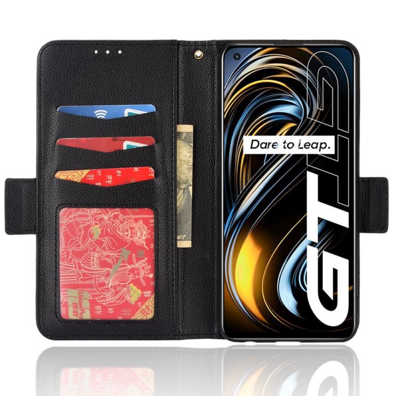 Housse Realme GT 5G Rabat Double Litchi New Colors