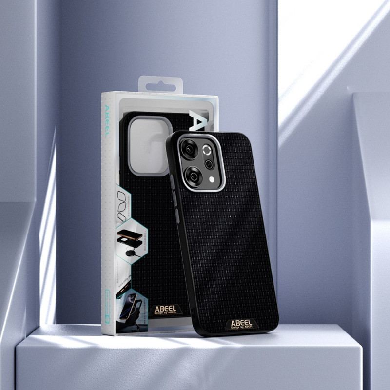 Coque Oppo Reno 14 Pro 5G compatible MagSafe Cuir ABEEL