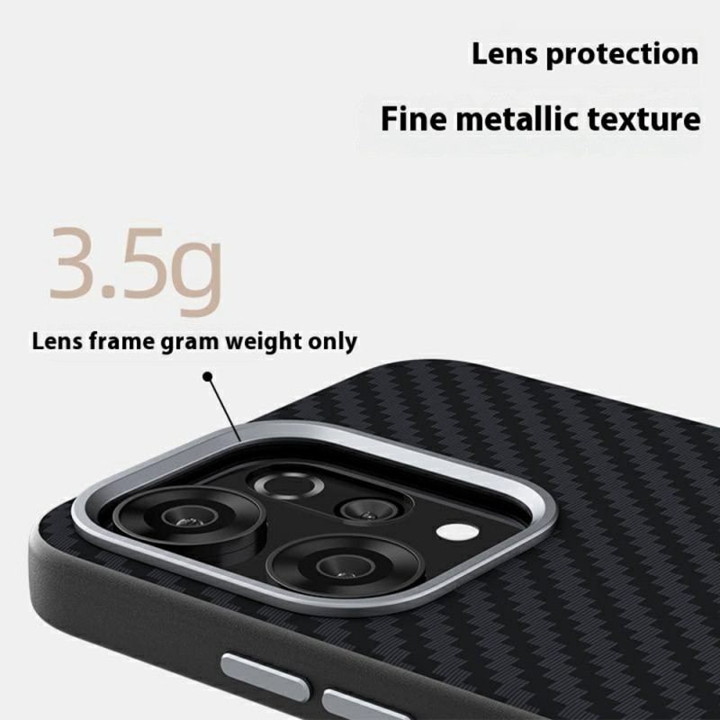 Coque Oppo Reno 14 Pro 5G Compatible MagSafe Fibre Carbone ABEEL