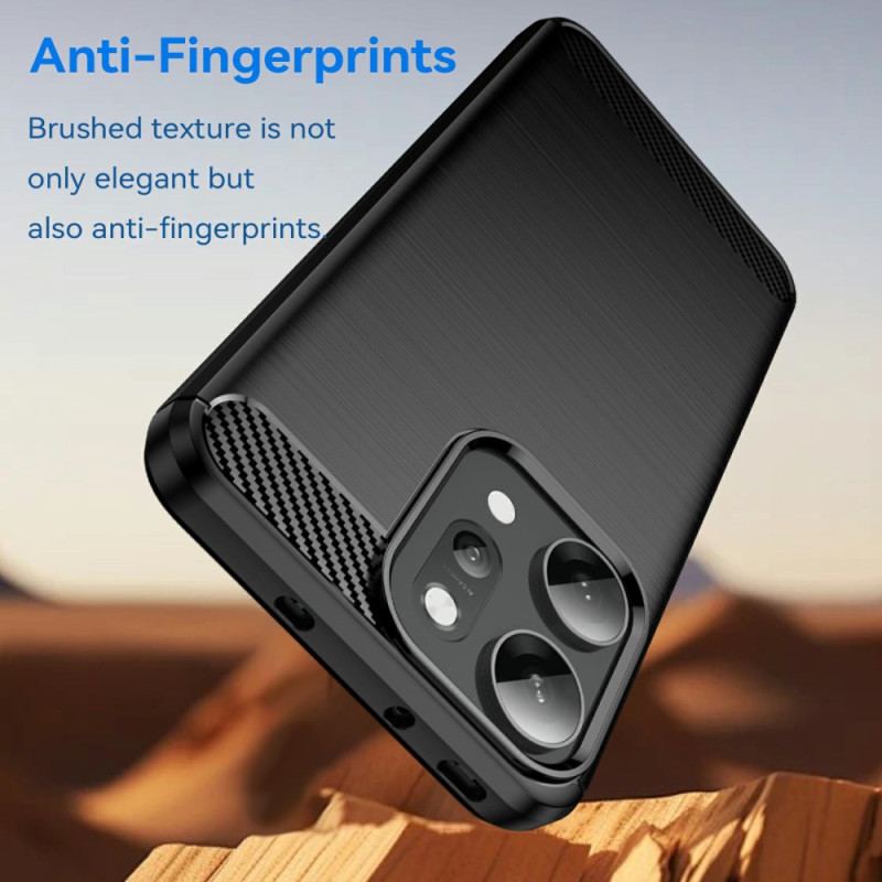 Coque Oppo Reno 14 Pro 5G Fibre Carbone Brossée