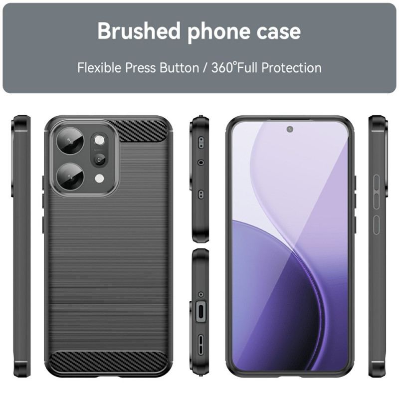 Coque Oppo Reno 14 Pro 5G Fibre Carbone Brossée