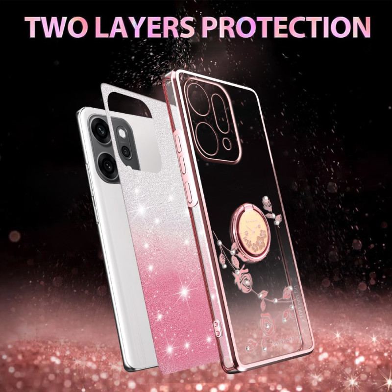 Coque Oppo Reno 14 Pro 5G Strass Anneau-Support