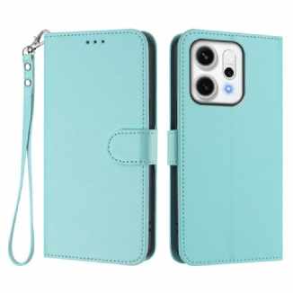 Housse Oppo Reno 14 Pro 5G Portefeuille à Lanière