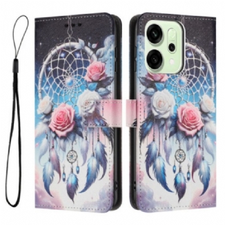 Housse Oppo Reno 14 Pro Attrape-Rêves Floral