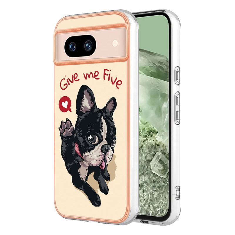 Coque Google Pixel 8A Chien Give Me Five