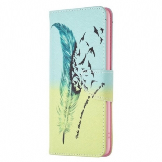Housse Google Pixel 8A Plumes et Oiseaux