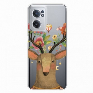 Coque OnePlus Nord CE 2 5G Cerf en Fleurs
