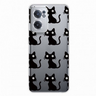 Coque OnePlus Nord CE 2 5G Chats Noirs