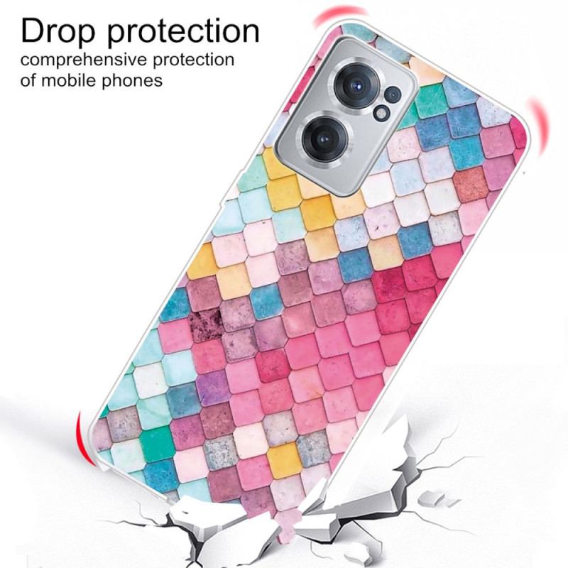 Coque OnePlus Nord CE 2 5G Cubes Néons