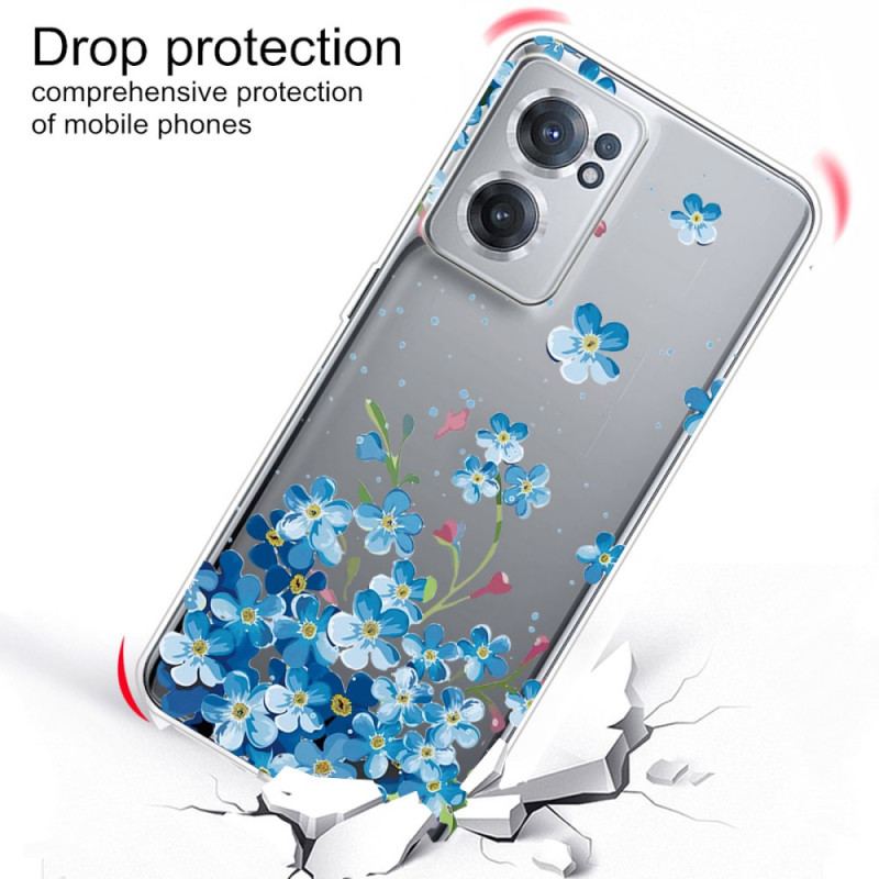 Coque OnePlus Nord CE 2 5G Fleurs Bleues